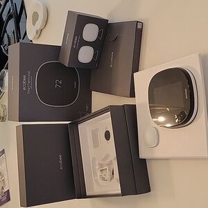 Ecobee smart thermostat with voice control and extra pack of 2 smart sensors